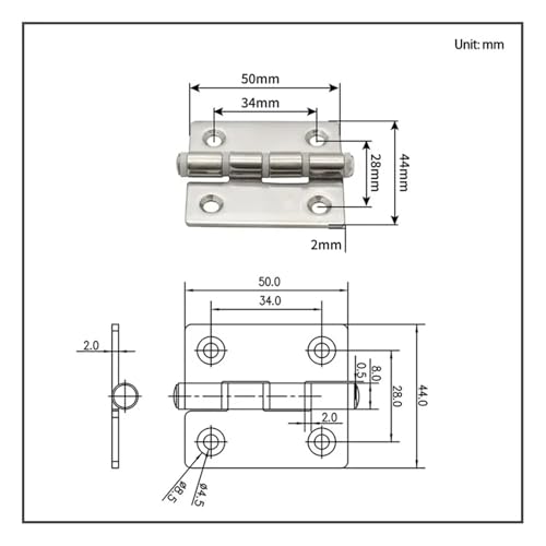 Armoire de distribution électrique en acier inoxydable à charnière solide - 7