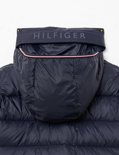 Tommy Hilfiger Damen Pufferjacke Down Funnel Jacket Kurz, Blau (Desert Sky), XXS – Ansicht 4
