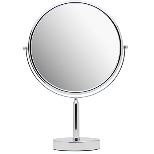 Mirrorvana XXLarge 11-Inch Oversized 3X/1X Magnifying Makeup Mirror with Stand, Double Sided, 17" Height and 11" Wide