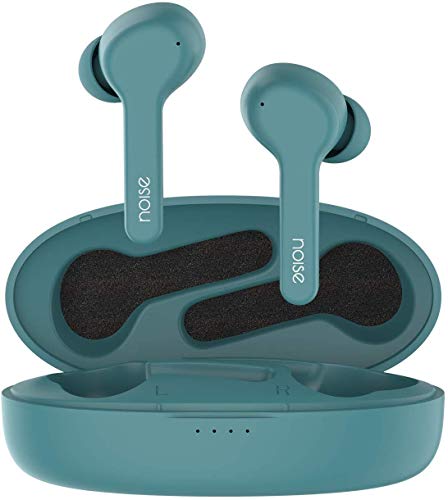 Image of Noise Shots X Buds Truly Wireless in Ear Headphones Bluetooth 5.0,SmartTouch Control (Steal Green)