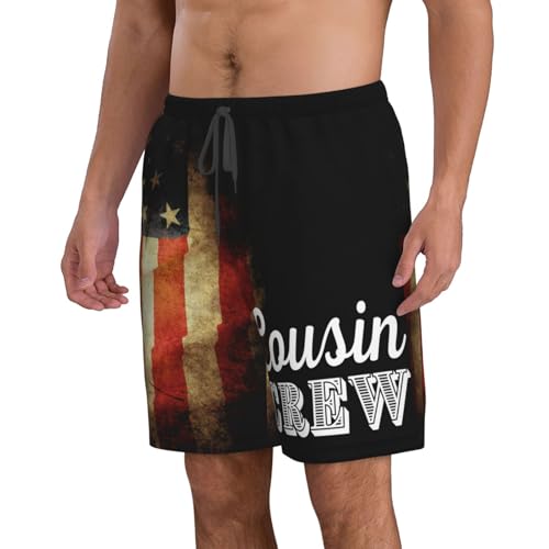 Cousin Crew Funny Women Men Trip Matching Men's Beach Shorts Swim Trunks3