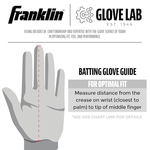 Image of Franklin Adult MLB Digitek Batting Gloves