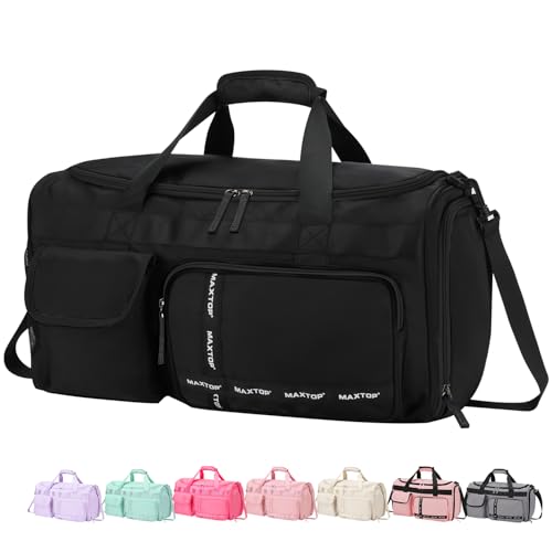 MAXTOP Large Gym Bag with Wet Dry Separation