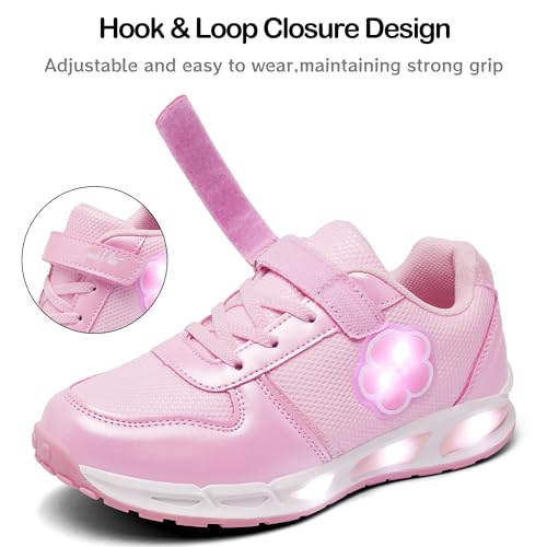 Toddler Light Up Shoes Boys Girls Breathable LED Glowing Luminous Tennis Sneakers for Outdoor Sport(Little/Big Kid)3