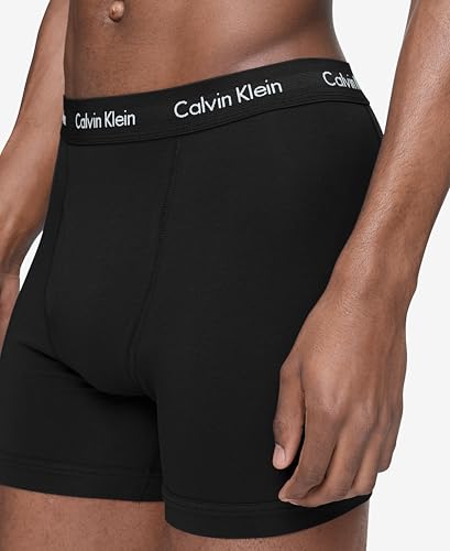 Image of White Solid Mid Rise Trunks - Pack of 3
