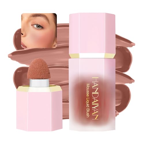 Blush Liquido,Crema Leggero e Effetto Naturale,Altamente Pigmentato,Lunga Durata Fard,Costruibile Fard Make Up (06#chocolate)