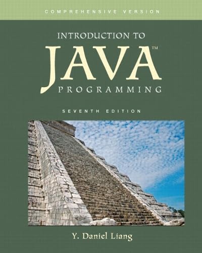 Introduction to Java Programming, Comprehensive Version: United States Edition