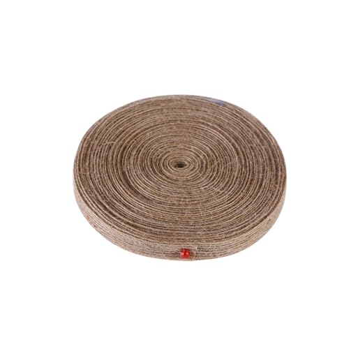 DIYEAH cinta de cinta tendedero soga enroscarse boda cableado náutico accesorios manualidades cuerda decor rope cordino cinta de arpillera de yute correas de yute hilo de cincha Brown