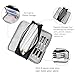 iSuperb 2Pcs Black Pencil Case Pen Pouch Pen Bag for School Teen Girl Boy Men Women