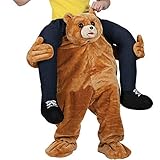 UBCM Ride On Teddy Costume Carry Ride On Me Bear Costume Halloween Party Fancy Dress (Teddy)