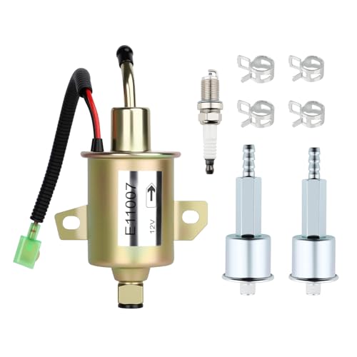 SIMPERAC 149-2311 Fuel Pump 149-2457 Fuel Filter for Onan 4000 Generator 3600 4000 Watts RV QG 4000 KY Microlite Microquiet Generators E11007 A029F889 A064S966 Fuel Pump Spark Plug Parts