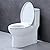 CYRRET Elongated Toilet Seat Slow Close, Easy to Install and Clean, Durable Plastic, White, Replacement Toilet Seats, Fits Standard Elongated, Obling or Oval Toilets