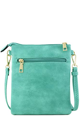 Isabelle Functional Multi Pocket Crossbody Bag (Mint) #TOP5