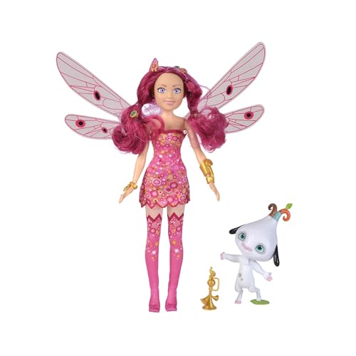Simba Mia and Me - 109483042 - Poupée de Dressage - Phuddle avec Trumptus - Elfe avec Ailes et Jambes Mobiles - 6 Pinces à Cheveux - 2 Bracelets - À partir...