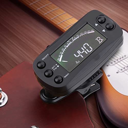 Gitarren-Tuner-Metronom-LCD-Digitalanzeige Zum Aufstecken für Gitarre, Bass, Violine, Ukulele