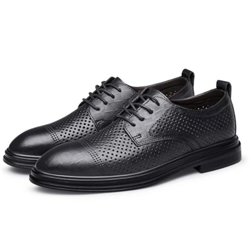Stylish Leather Lace Up Oxford Shoes for Business and Formal Occasions2