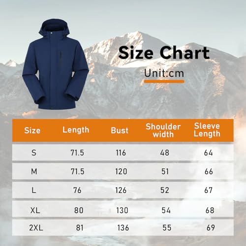 Ropa outdoor hombre impermeable con chaqueta de montaña transpirable SUKUTU 7