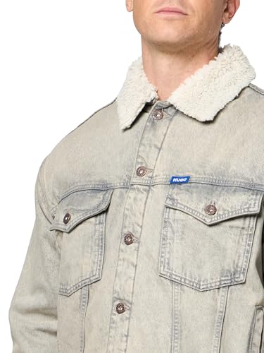 HUGO Men's Sherpa Lining Jean Jacket2