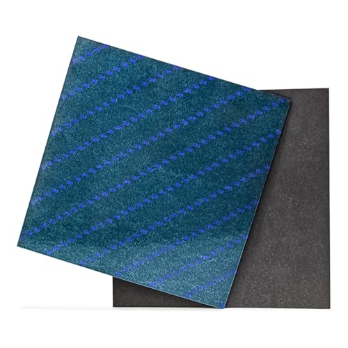 Image of TOJOIN RF Microwave Absorbers, 7.88inchesx 7.88inches x 0.08inches(200mm x 200mm x 2.0mm), Black, EMI Absorber, Adhesive Backing, Industrial Grade Tape 2PCS