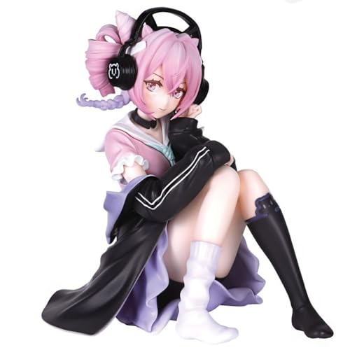 Zhongkaihua Arknights - Figura de juego - Eureka Sitting Anime Girl modelo de estatua de PVC - Colección de escritorio Adornos