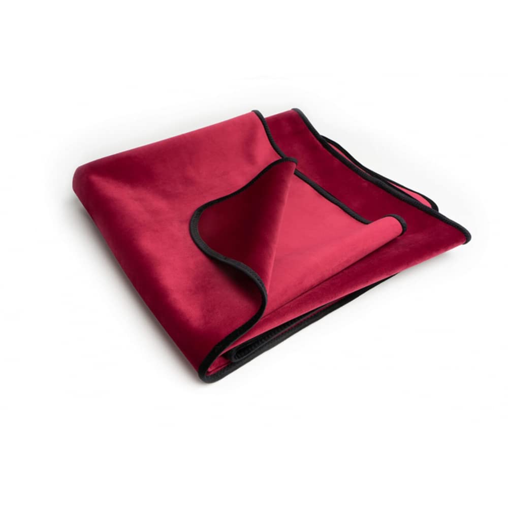 Liberator Decor Fascinator Throw - Moisture Proof Sensual Blanket, Merlot Microvelvet