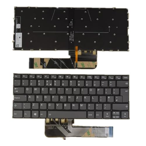 Clavier d'ordinateur portable Lenovo ThinkBook 14-IIL 14-IML touches noires confort UK
