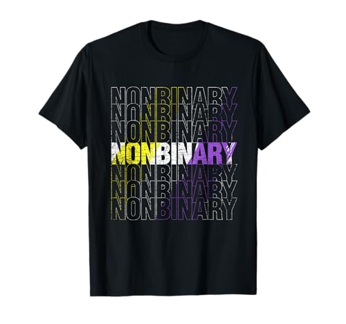 Retro Nicht Binär T-Shirt