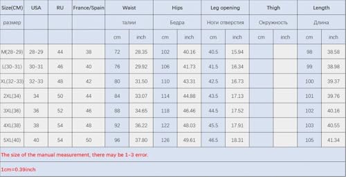 Men's Denim Pants Soft Breathable Straight Elastic Waist Casual Wide Pants4