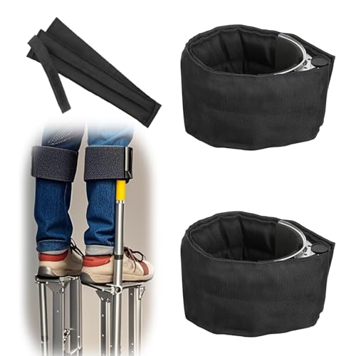 2PCS Drywall Stilts Straps - Adjustable Drywall Stilts Leg Bands Straps Soft Cushion Strap, Stilts Replacement Bands