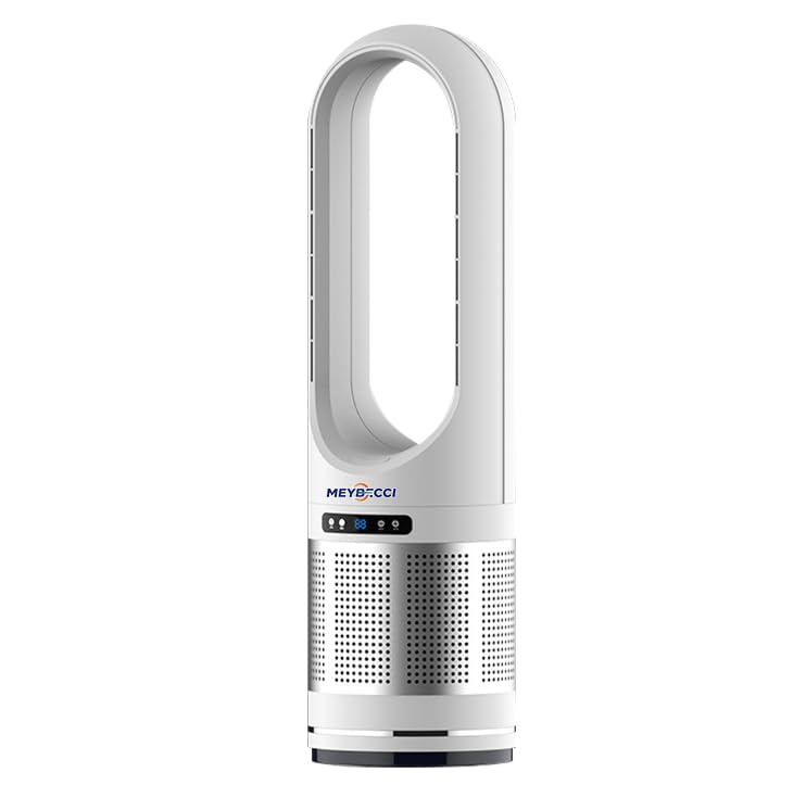 【2025最新進化・冷暖兼用・空気清浄 】タワーファン 扇風機 羽なし スリムファン 冷暖房 8段送風&3段温風 100°首振り 温度設定 強風&微風モード 9Hタイマー 静音 DCモーター 転倒&過熱OFF 空気清浄機 羽根なし扇風機 サーキュレーター リモコン付 セラミックヒーター タワーファン 温風 冷風 四季適用 リビング/寝室/脱衣所/トイレ/消臭衣類乾燥用 日本語説明書