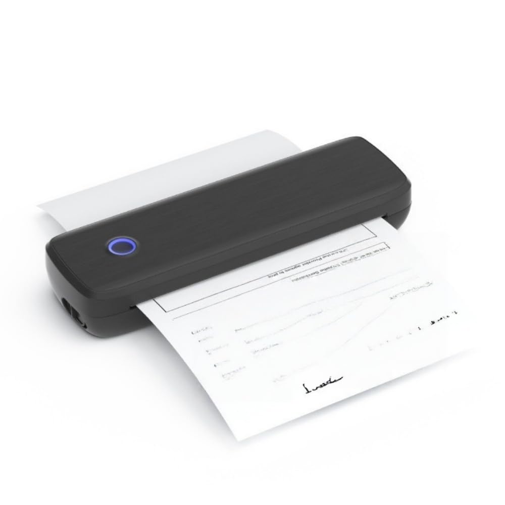 Amazon.co.jp: ZVTW モバイルプリンター A4対応 小型 軽量 携帯式