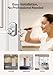 TEEHO Keyless Entry Keypad Door Lock with Handle, Electronic Digital Smart Locks for Front Door, Easy to Install Keypad Deadbolt with Code for Bedroom, Anti-Peeping Password - Nickel