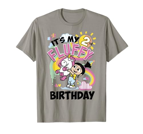 Despicable Me Minions Agnes It's My 2nd Fluffy Birthday T-Shirt