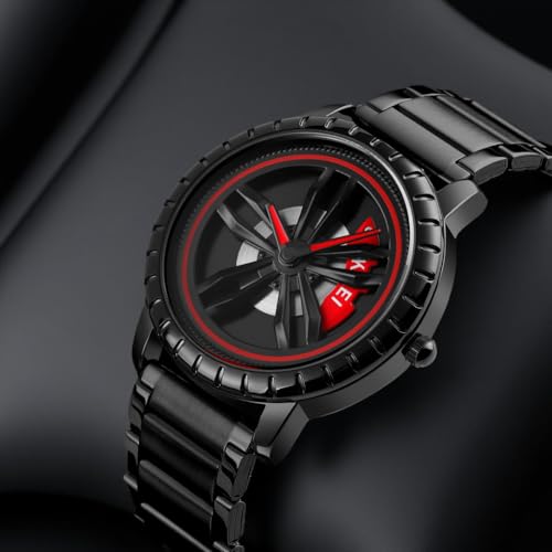 Image of SKMEI Men's Watch New Wheels Rolling Creative Fashion Che Youhui League Fans Butterfly Double Snap Gift Wristwatch