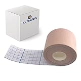Klyranix Moleskin for Blisters, 2in x 16ft Adhesive Blister Bandages for Feet, Heels & Toes, Mole Skin for Blister Prevention & Foot Protection, Water Resistant Medical Padding Tape, Single Roll Black