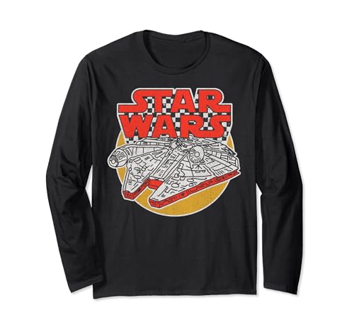 T-shirt Star Wars Millennium Falcon manches longues, le cadeau parfait pour les passionnés