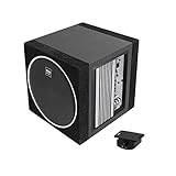 BOSS Audio Systems BE8AE Elite Series Car Audio Amplifier 8 Inch Subwoofer Package – 400 Watt Sub with Passive Radiator, Built-in Class D Monoblock Amplifier, for Truck Boxes and Enclosures Stereo