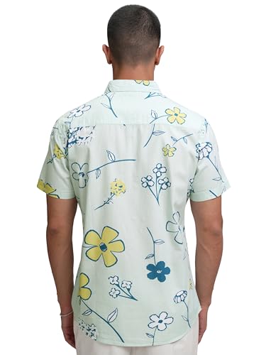 Image of Highlander Men's Casual Shirt | Floral Print | Slim Fit | Button Closure | Vibrant & Elegant a Stylish Edge