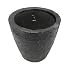 #1-2 KG Premium Black Foundry Clay Graphite Crucibles Cup Furnace Torch Melting Casting Refining for Gold. Also Great for Silver, Copper, Brass, Aluminum