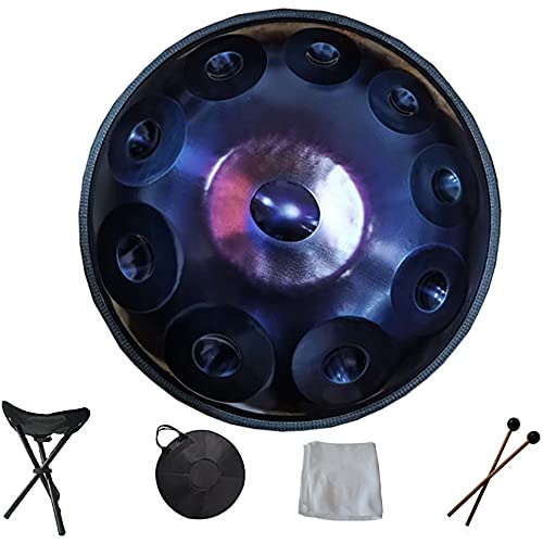 10���̃m�[�g�\�t�g�o�b�O�A D3 BB3 C4 D4 E4 F4 G4 A4�A2�̃}���b�g��D�}�C�i�[Handpan�X�`�[���h�����A�X�^���h�A�_�X�g�t���[�z�A�Ŋy�탈�K�ґz���S�� (Color : Purple)