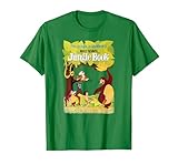Disney The Jungle Book Retro Movie Poster T-Shirt, Homme, Vert Kelly, L