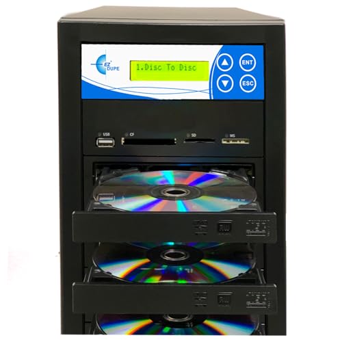 Spartan Media Mirror Flash memory & Disc to Disc Duplicator with 1-1 DVD/CD Burners (with memory Stick (MS), CompactFlash (Cf), Secure Digital (SD), USB Slots) (M901-SSP) - Thumbnail 3