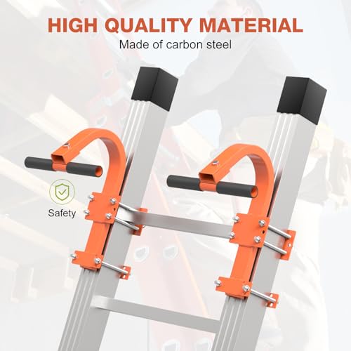 Ladder Stabilizer for Roof (Orange-2Pcs) by TOOVEM A FAMILY OF MANUFACTURERS - Image 3