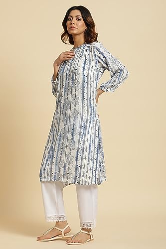 Image of W for Woman Women's Viscose Relaxed Fit Casual Kurta