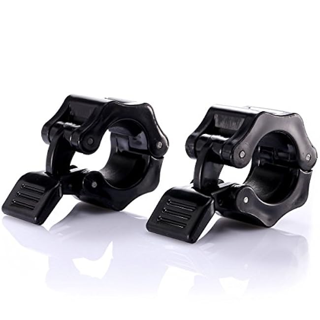 1 inch Barbell Collar Weight Lifting Barbell Clamps Quick Release Dumbbell Collars Locking Collar for Workout Home Gym Training