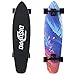 DISUPPO Cruiser Skateboard, Skateboard Completa para Principiantes, 7 Capas de Arce de Nivel A, Doble Patada cóncava estándar y patinetas de Trucos para niños Adolescentes