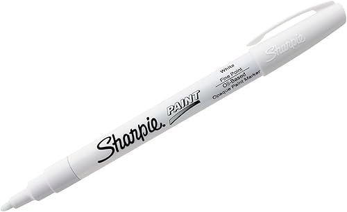 Miniatura 1 de SHARPIE Marcador de pintura a base de aceite, punta fina, tinta blanca (1873937)