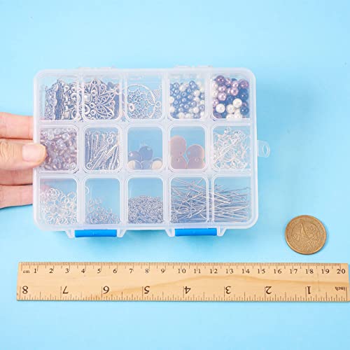Sunnyclue 1 Box Diy 10 Pairs Chandelier Bohemian Earring Making Kit Chandelier Earring Connector Charm Findings Nickel Free, Assorted Beads, Earring Hooks Jewelry Making Supplies Kit, Instruction #TOP6