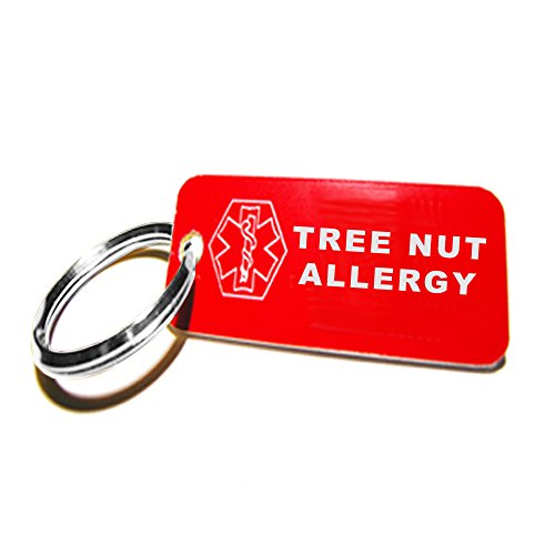 My Identity Doctor - Pre-Engraved Tree Nut Allergy Plastic Medical