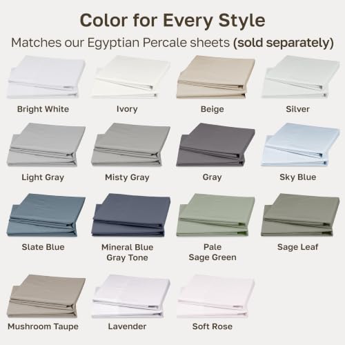California Design Den 100% Egyptian Cotton 2-Pack Queen Size Pillow Cases - image 8